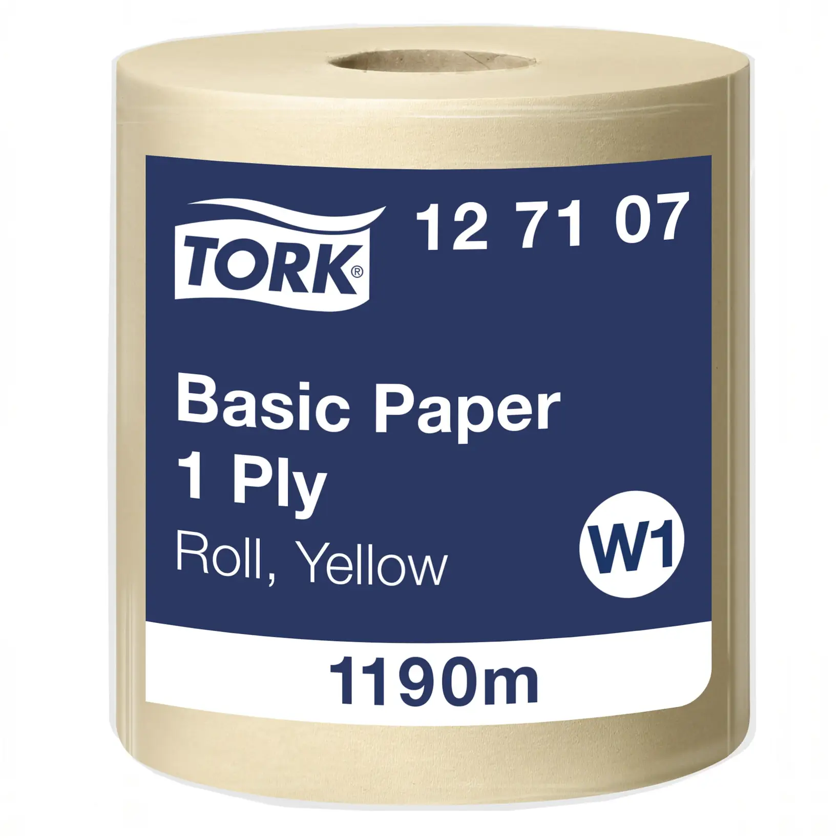 billig-aftoerringspapir-tork-127107-basic-w1-1-lags-gul-1190-meter-1-rulle_pa-14616441