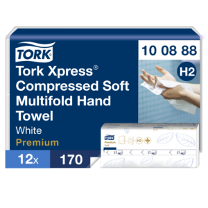 TORK Xpress® Compressed Soft Multifold kokkusurutud pehme käterätik H2